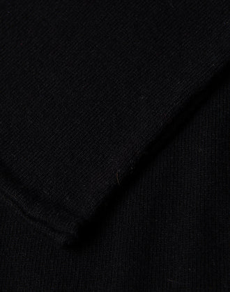 VICOLO Black Jumper One Size Thin Cashmere Wool & Angora Blend Made in Italy gallery photo number 8