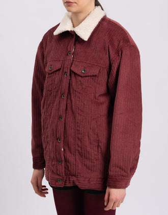 RRP€228 GEORGE J. LOVE Corduroy Jacket Size S Sherpa Inside Made in Italy gallery photo number 5