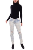 RRP€135 CURRENT/ELLIOTT Jeans Size 27 Stretch Ripped Bleached Skinny Made in USA gallery photo number 1