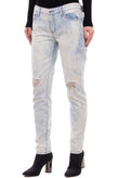 RRP€135 CURRENT/ELLIOTT Jeans Size 27 Stretch Ripped Bleached Skinny Made in USA gallery photo number 3