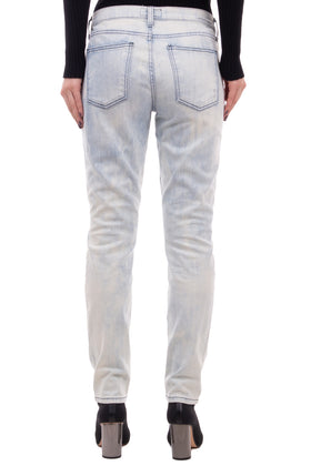 RRP€135 CURRENT/ELLIOTT Jeans Size 27 Stretch Ripped Bleached Skinny Made in USA gallery photo number 4