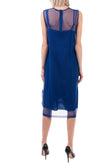 RRP €235 DKNY Lace Shift Dress Size P Inner Slip Sleeveless Crew Neck gallery photo number 4