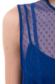 RRP €235 DKNY Lace Shift Dress Size P Inner Slip Sleeveless Crew Neck gallery photo number 6