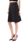 RRP €110 8 Wool A-Line Skirt Size 40 Fully Lined Contrast Insert Made in Italy gallery photo number 3