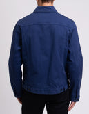 RRP€110 8 Gabardine Work Jacket Size S Garment Dye Button Collared Made in Italy gallery photo number 6