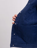 RRP€110 8 Gabardine Work Jacket Size S Garment Dye Button Collared Made in Italy gallery photo number 7