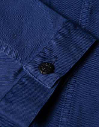 RRP€110 8 Gabardine Work Jacket Size S Garment Dye Button Collared Made in Italy gallery photo number 9