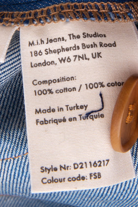 RRP €145 M.I.H JEANS Flared Jeans Size XS Garment Dye Zip Fly Regular Fit gallery photo number 8