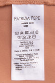PATRIZIA PEPE Flounce Dress Size IT 40 Keyhole Back 3/4 Sleeve Scoop Neck gallery photo number 7
