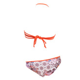 GEORGE J. LOVE Bikini Set Size XS Floral Pattern Strappy Back Non Padded gallery photo number 2