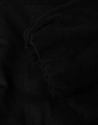 RRP€230 8 Corduroy & Denim Jacket S Black Padded Funnel Neck Made in Italy gallery photo number 9