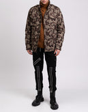 RRP€230 CAMOU By 8 Military Jacket Size M Wool Blend Padded Made in Italy gallery photo number 2
