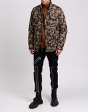 RRP€230 CAMOU By 8 Military Jacket Size M Wool Blend Padded Made in Italy gallery photo number 3
