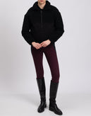 RRP€230 8 Corduroy & Denim Jacket XL Black Padded Stand Up Collar Made in Italy gallery photo number 1