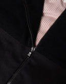 RRP€230 8 Corduroy & Denim Jacket XL Black Padded Stand Up Collar Made in Italy gallery photo number 8