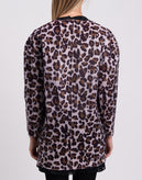 RRP €305 PINKO Hairy Fabric Coat Size 40 / S Unlined Patterned Full Zip gallery photo number 6