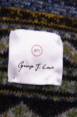 GEORGE J. LOVE Baize Poncho Size M Wool Blend Ethnic- Wrap V-Neck Made in Italy gallery photo number 9