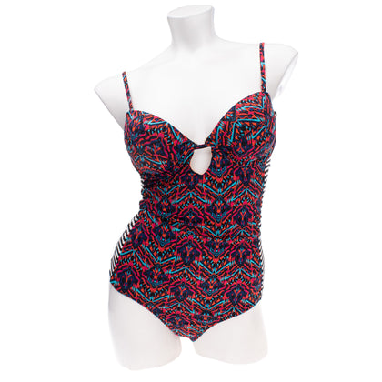 TART SWIM One Piece Swimsuit Size L Padded Underwired Cut Out gallery photo number 1
