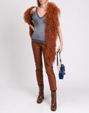 RRP €170 SPLENDID Jumper Size XL Wool Blend Cut Out V-Neck gallery photo number 3