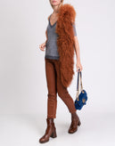 RRP €170 SPLENDID Jumper Size XL Wool Blend Cut Out V-Neck gallery photo number 1