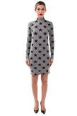 RRP €230 GARETH PUGH Bodycon Dress Size 46 Star Pattern Made in Italy gallery photo number 3