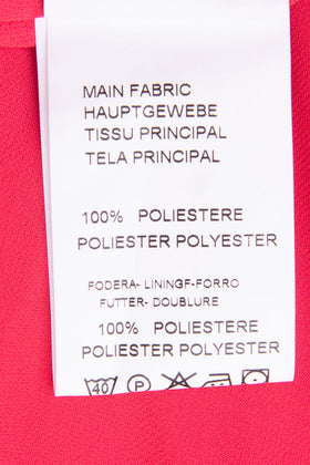 KAOS Crepe A-Line Dress Size - 40 Crossover Front Gathered Side Made in Italy gallery photo number 6