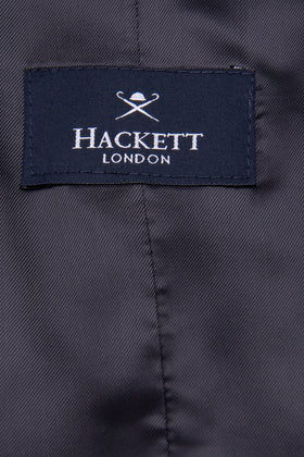 RRP €195 HACKETT Wool Waistcoat Size 34R 44R XXS Fully Lined Herringbone Pinhead gallery photo number 9