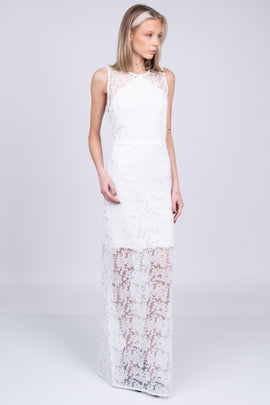 RRP €650 DIANE VON FURSTENBERG Tulle Lace Wedding Gown Size US 12 / L Overlay
