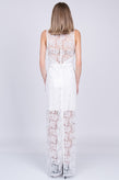 RRP €650 DIANE VON FURSTENBERG Tulle Lace Wedding Gown Size US 12 / L Overlay gallery photo number 5