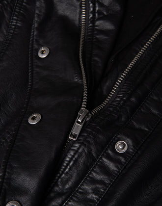WE THE FREE By FREE PEOPLE Racer Jacket Size M Coated Removable Sweat Hood gallery photo number 8