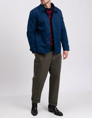 8 Jacket Size L Quilted Inside Collared