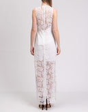 RRP €650 DIANE VON FURSTENBERG Tulle Lace Wedding Gown Size US 12 / L Overlay gallery photo number 5