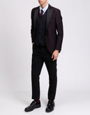 HACKETT Wool Waistcoat Size 38R / 48R / S Satin Back Single-Breasted RRP €150 gallery photo number 3