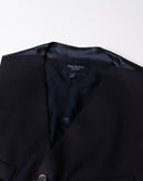 HACKETT Wool Waistcoat Size 38R / 48R / S Satin Back Single-Breasted RRP €150 gallery photo number 8
