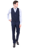 RRP €185 HACKETT Wool Waistcoat Size 40R / 50R / M Fully Lined Tartan Cinch Back gallery photo number 1