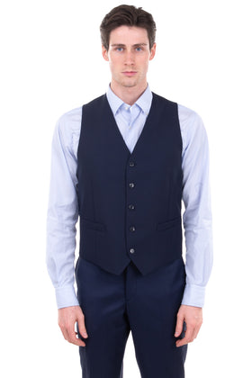 RRP €185 HACKETT Wool Waistcoat Size 40R / 50R / M Fully Lined Tartan Cinch Back gallery photo number 4