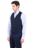 RRP €185 HACKETT Wool Waistcoat Size 40R / 50R / M Fully Lined Tartan Cinch Back gallery photo number 5