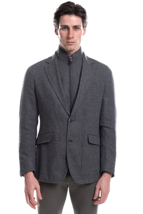 RRP €575 HACKETT Blazer Jacket Size 38R 48R S Cashmere & Wool Blend Notch Lapel gallery photo number 3