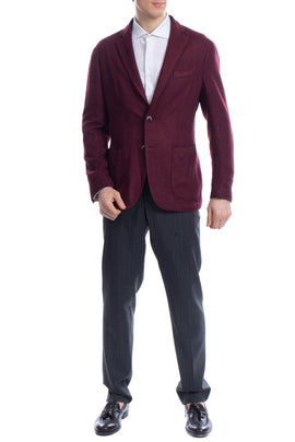 RRP €895 HACKETT Cashmere Wool & Silk Blazer Jacket Size 40R 50R M Lubiam Fabric