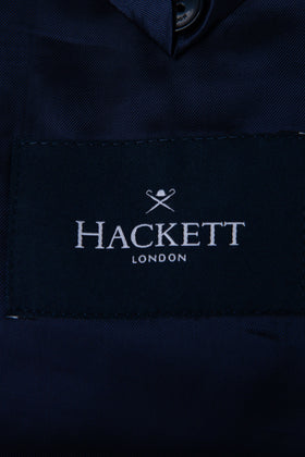 RRP €415 HACKETT Wool Twill Blazer Jacket Size 38L / 48L / S Notch Lapel Collar gallery photo number 8