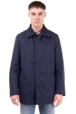 RRP €580 LES COPAINS BLUE Jacket US40 IT50 L Lightweight Worn Look Collared gallery photo number 2