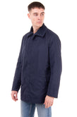 RRP €580 LES COPAINS BLUE Jacket US40 IT50 L Lightweight Worn Look Collared gallery photo number 3