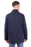 RRP €580 LES COPAINS BLUE Jacket US40 IT50 L Lightweight Worn Look Collared gallery photo number 4