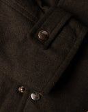 JOLIE By EDWARD SPIERS Flannel Short Coat Size IT 42 / S Wool Blend Collared gallery photo number 9