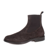 RRP €170 8 Suede Leather Chelsea Boots EU 45 UK 11 US 12 Brogue Made in Italy gallery photo number 4