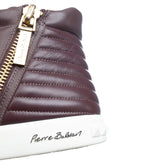 RRP €490 PIERRE BALMAIN Leather Sneakers EU 35 UK 2 US 5 Padded Logo High Top gallery photo number 8