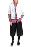 RRP€110 8 Gabardine Jacket Size S Shoulder Tabs Unlined 3/4 Sleeve Made in Italy gallery photo number 1