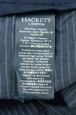 HACKETT Tailored Chino Trousers Size 36R Stretch Navy Blue Flat Front Zip Fly gallery photo number 10