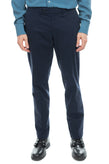 HACKETT Tailored Chino Trousers Size 36R Stretch Navy Blue Flat Front Zip Fly gallery photo number 4