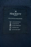 HACKETT Tailored Chino Trousers Size 36R Stretch Navy Blue Flat Front Zip Fly gallery photo number 9